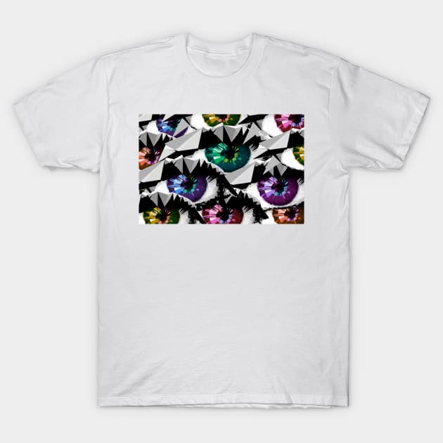 psychadelic eye illustration T-Shirt by benchmark